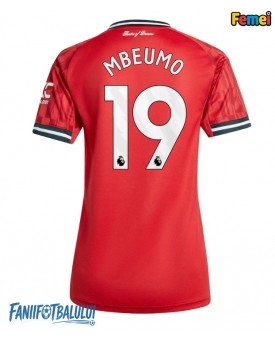 Manchester United Bryan Mbeumo #19 Tricou Fotbal Replică 2025-26 Femei Acasa